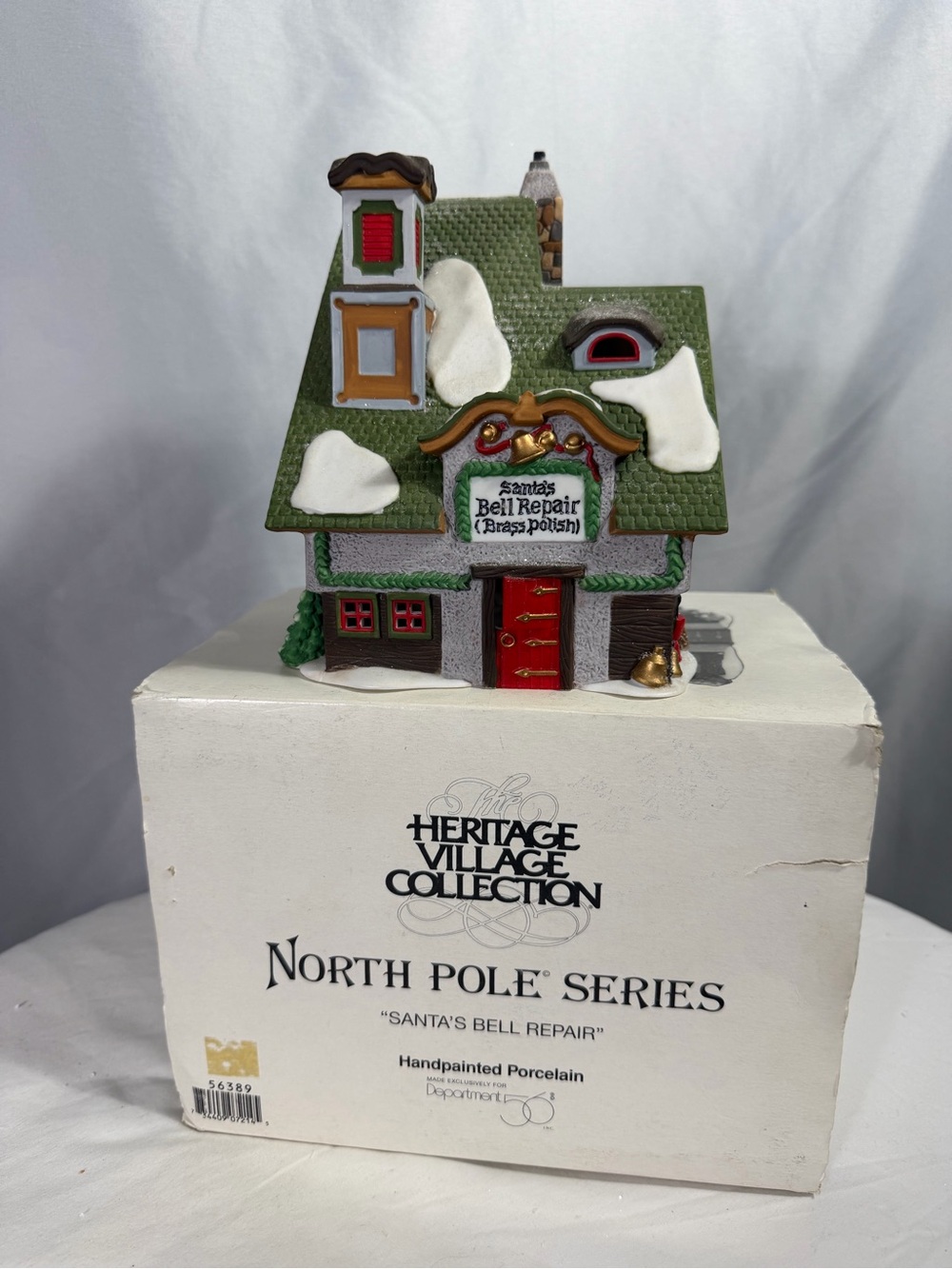 Dept 56 North Pole Series Santa's Bell
Repair 1996 Christmas